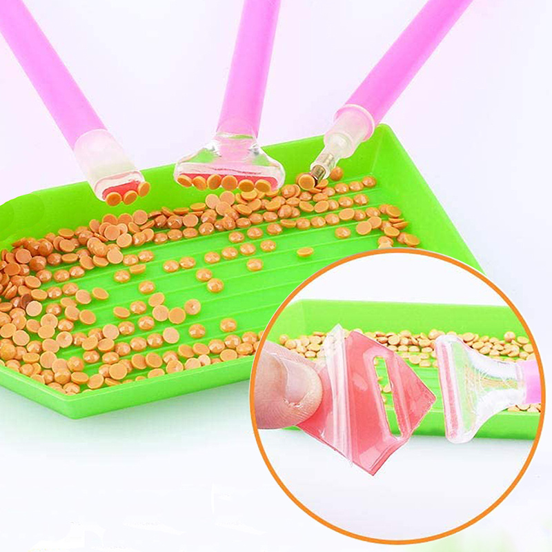 40Pcs Diamond Painting Wax Cla - Embroidery Details review and price