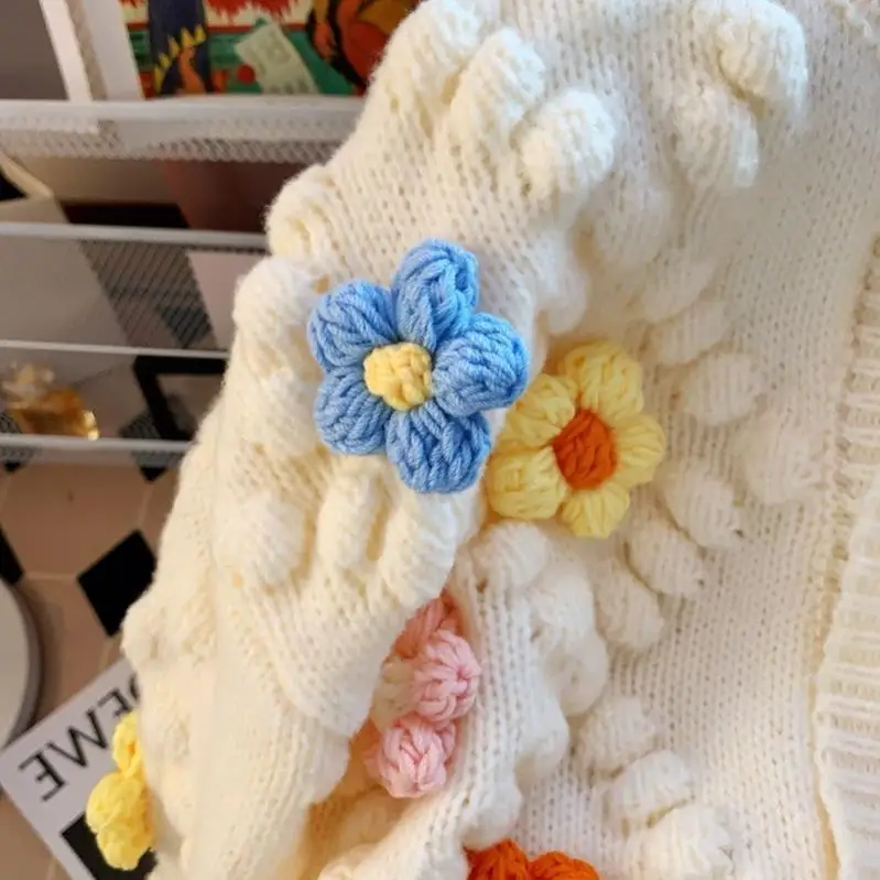 Kawaii Sweater 3D Flower Embro - Embroidery Thread Yarn review and price