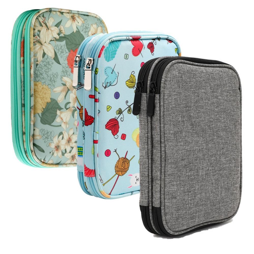 Knitting Needle Case, Portable - Embroidery Artwork review and price