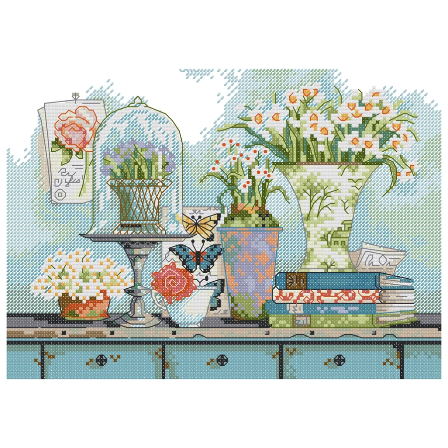 Joy Sunday Cross Stitch Kit Ga - Embroidery Garden review and price
