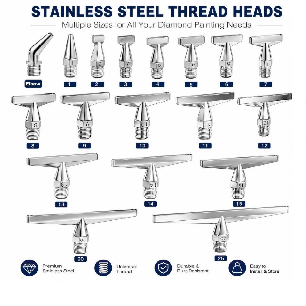 DIY High-Quality Stainless Ste - Embroidery Details review and price