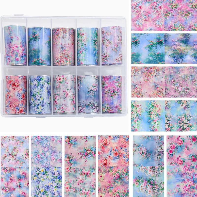New 10Rolls Mixed Nail Art Foi - Transfer Paper Carbon review and price