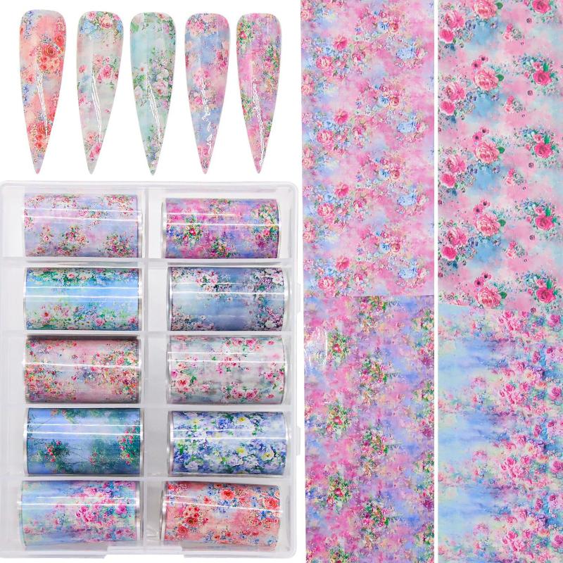New 10Rolls Mixed Nail Art Foi - Transfer Paper Carbon review and price