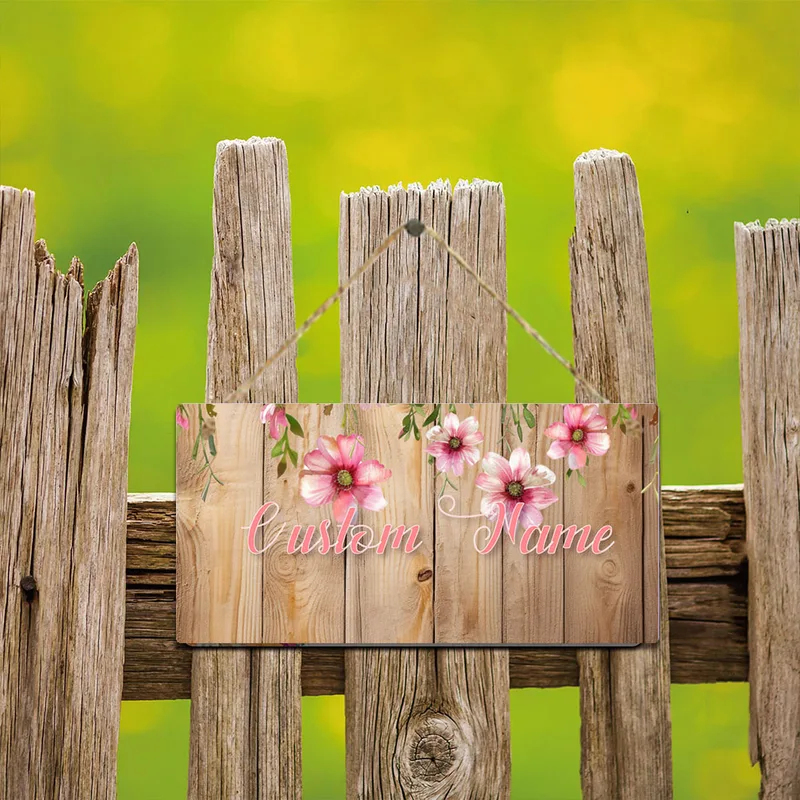 Custom Name Door Sign, Persona - Embroidery Garden review and price