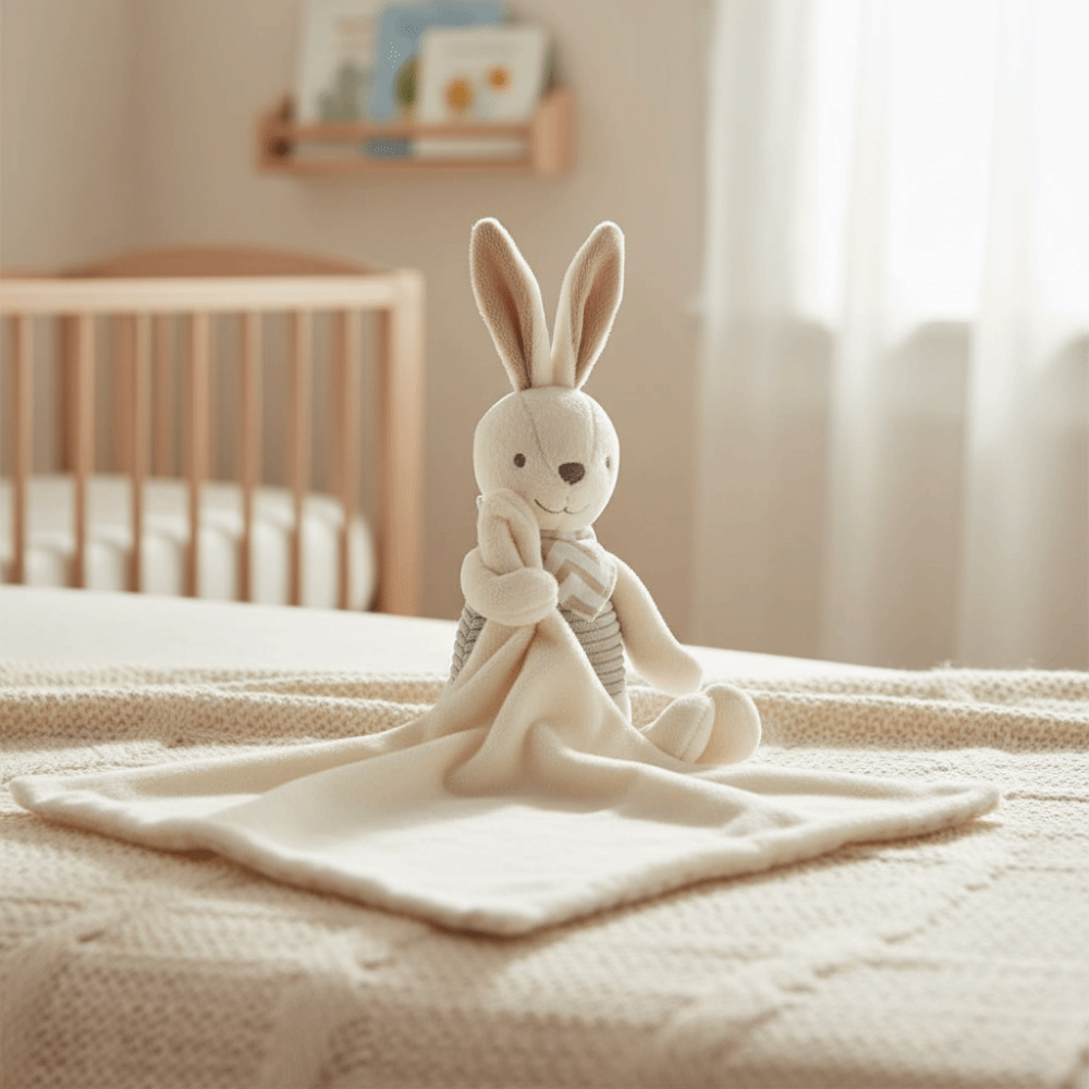 Square Shape Baby Rabbit Comfo - Embroidery Towel review and price
